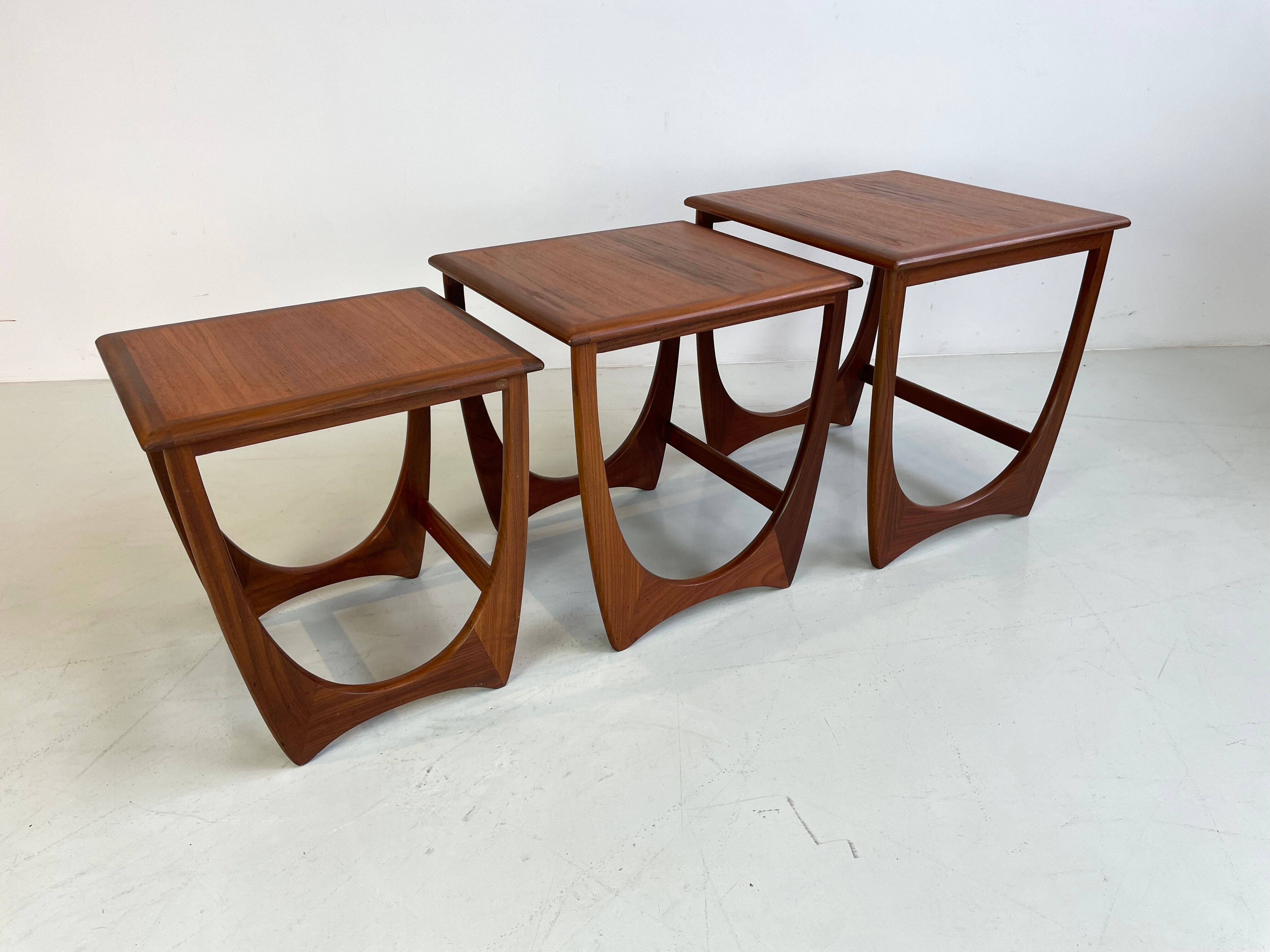 Vintage nesting tables by G-Plan