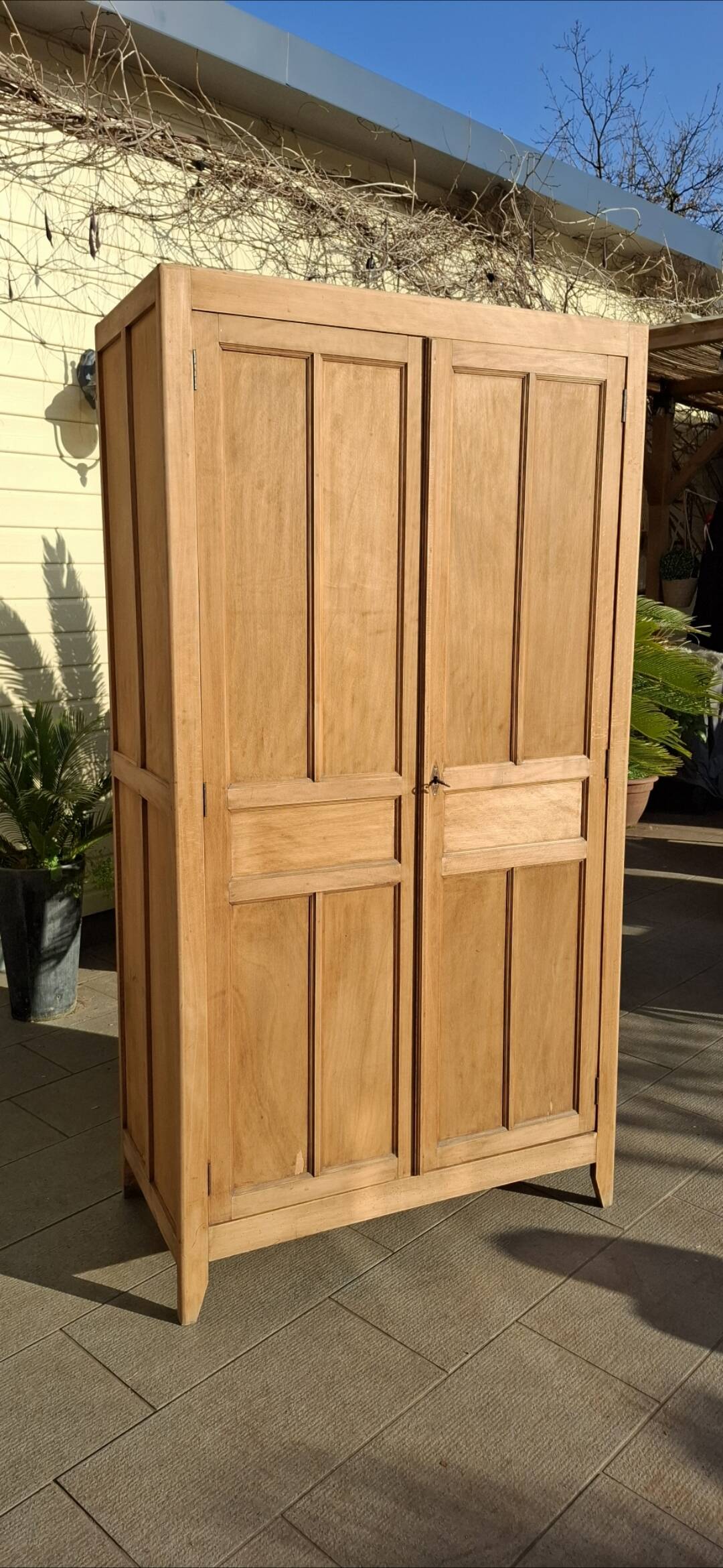 Hand-renovated Parisian wardrobe