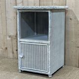 1950s lloyd loom nightstand