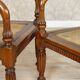 Antique Rosewood Parlor Set with Carved Backrests, Set of 3