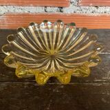 Vintage Murano Yellow Blown Glass Bowl #D527