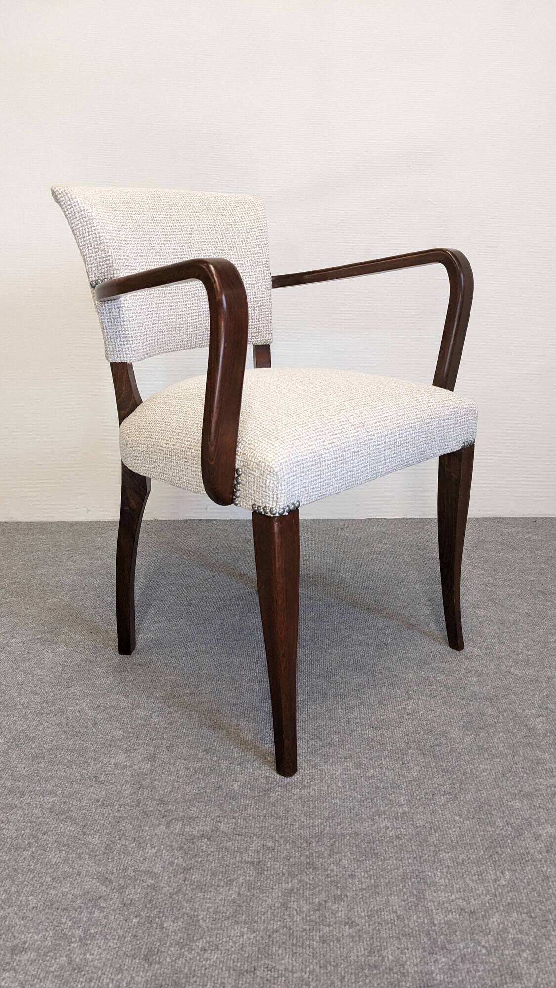Pair of Art Deco bridge chairs, France circa 1930
