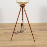 Scandinavian Three-legged Teak Lamp, Sweden, 1970s