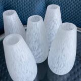 Set of 5 opaline tulips