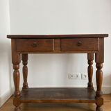 Solid wood table