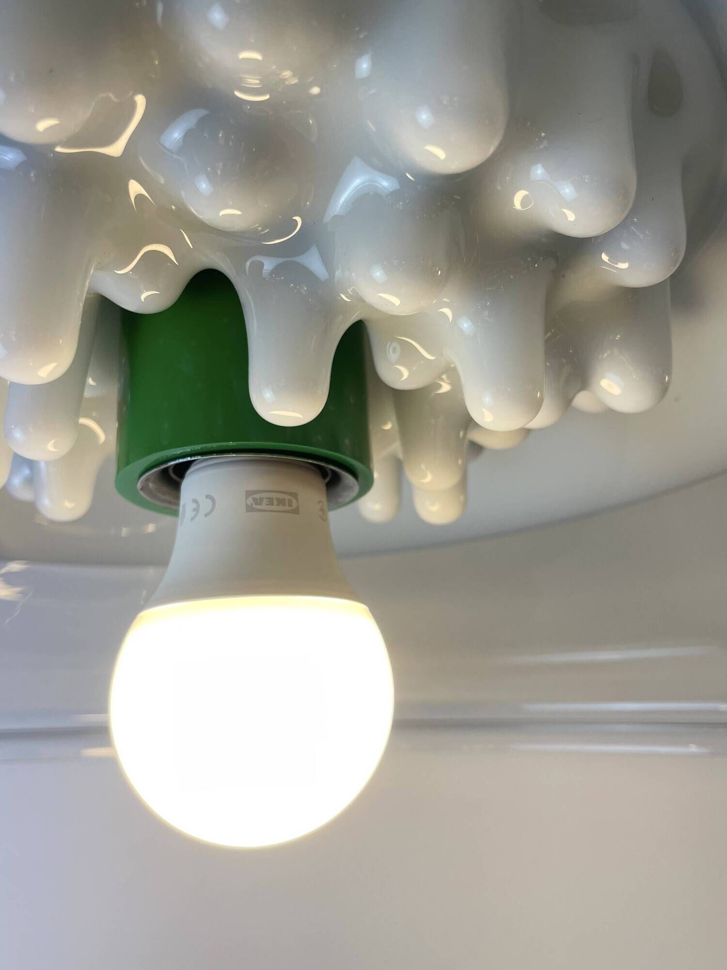 Murano Glass Suspension att. To Toni Zuccheri for VeArt, 1970s~80s