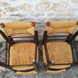 Straw chairs