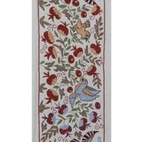 Hand knotted rug, vintage turkish rug 51x187 cm