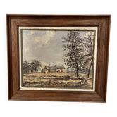 Tableau : Huile sur toile - paysage breton