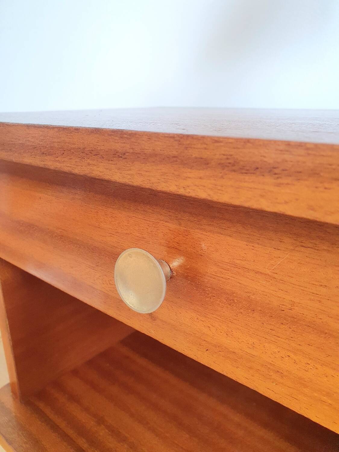 Vintage teak bedside table