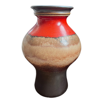 Vase en céramique d’Übelacker, années 1970