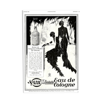 Vintage poster 30s Eau de Cologne