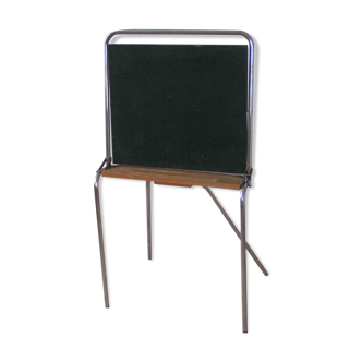 Tableau d'écolier pliable en métal années 60