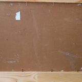 Oil painting on cardboard, dated, unsigned, late 19th century, Italian school.