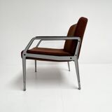 Rare armchair with footstool attributed to Gispen, 1960s