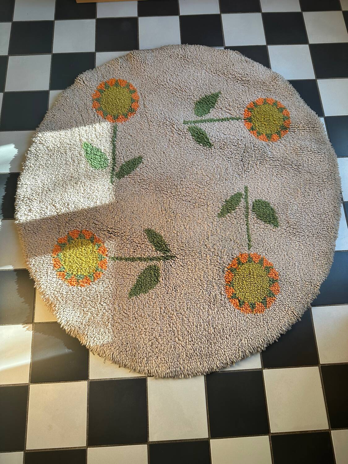 70s wool rug