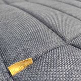 Two-seater sofa reupholstered.