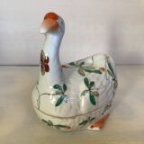 Large bird pocket emptier with butterflies and flowers.