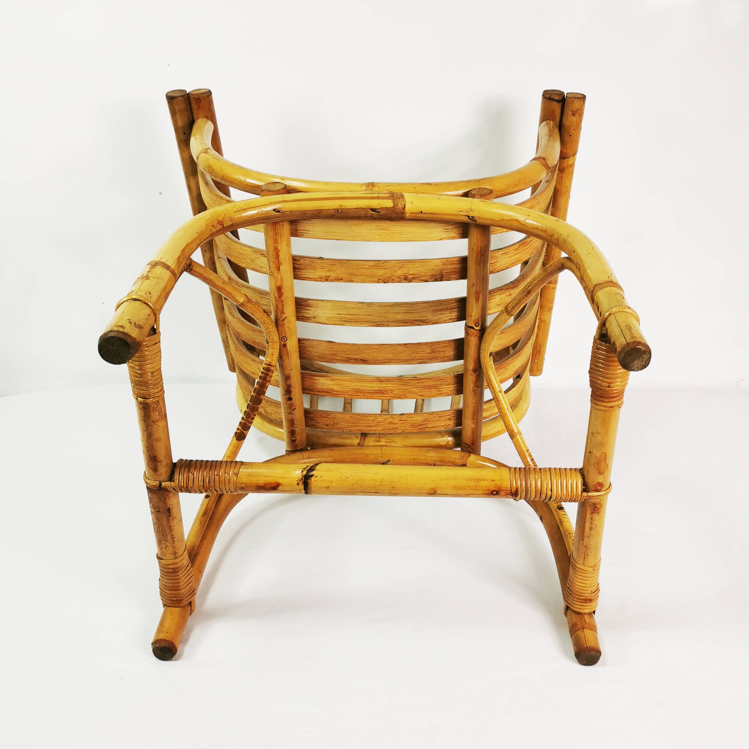 Mid Century Bamboo Armchair, Germany, 1950s