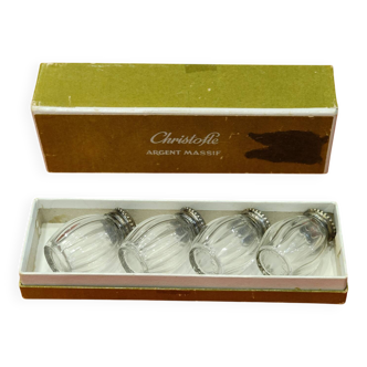 Salt and pepper shakers - Christofle silverware