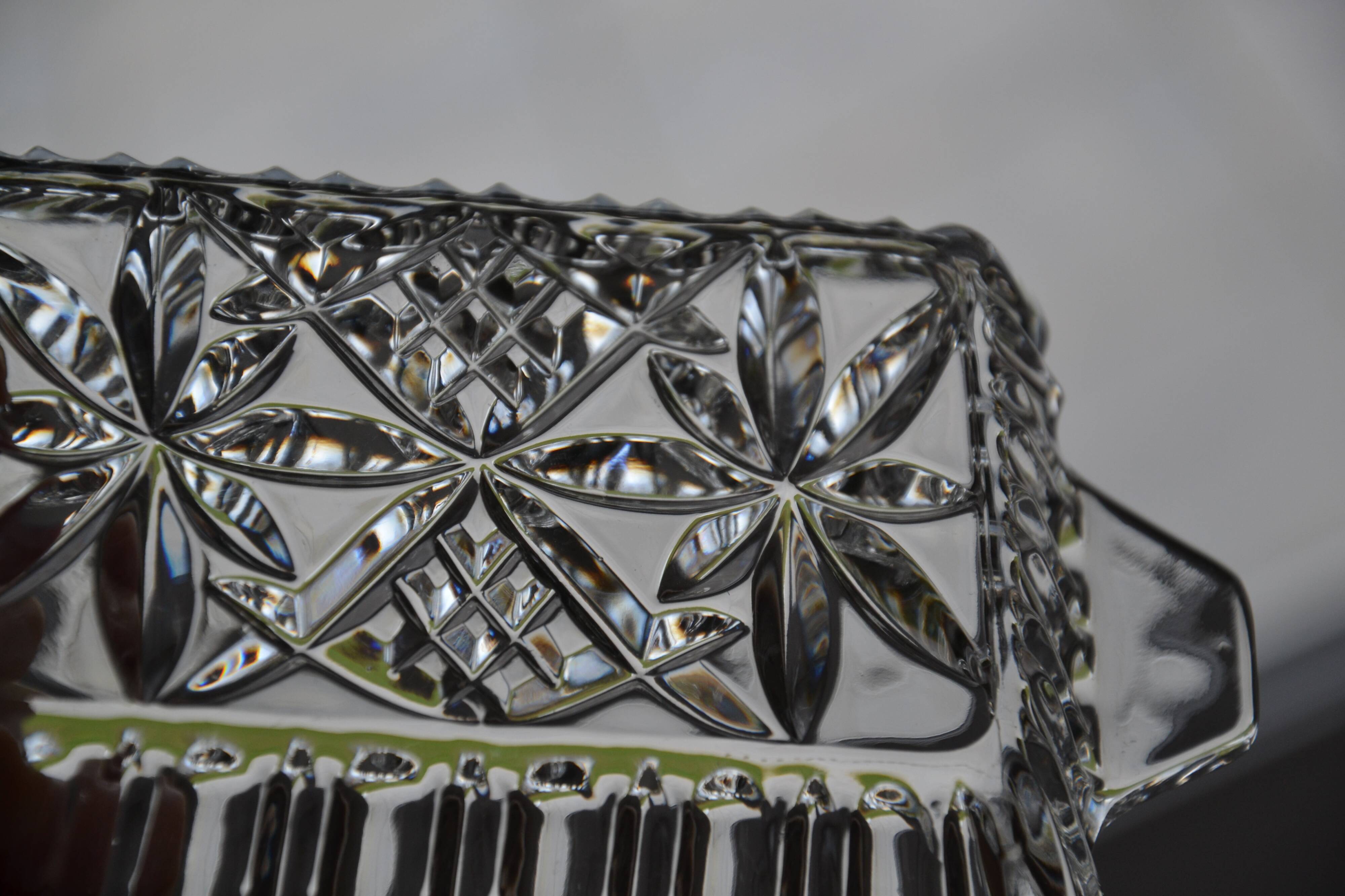 Crystal appetizer plates/trinkets