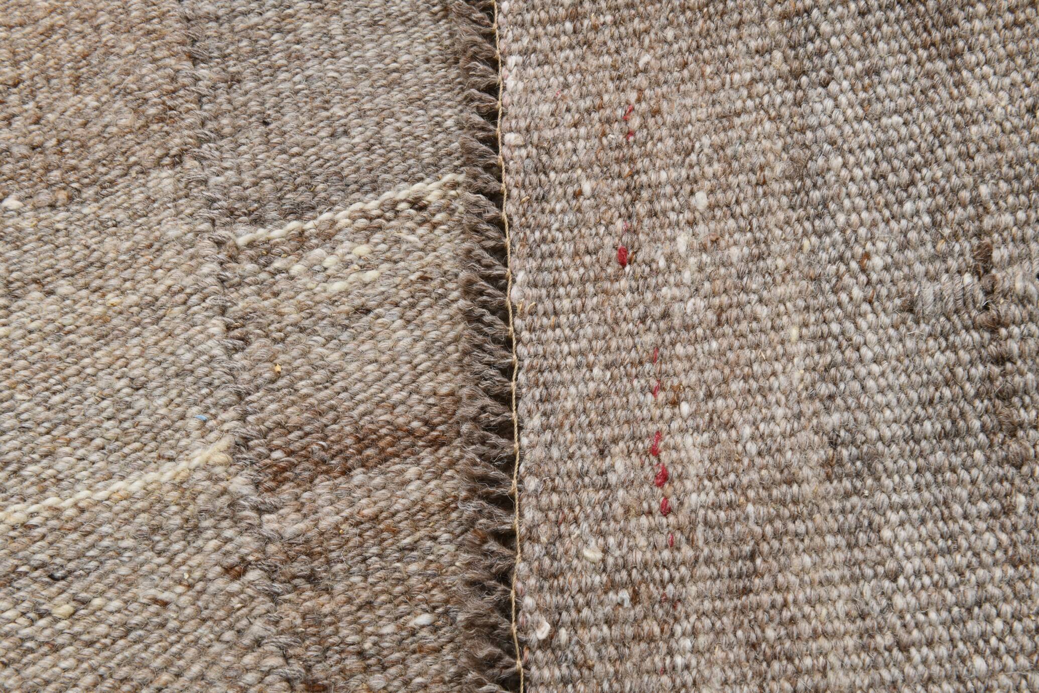 8x10 Brown Vintage Kilim Rug, 263x321Cm