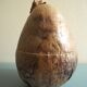 Old coconut ice bucket vintage decor ice bucket coconut 70s