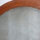 Miroir ovale cadre bois 74X58