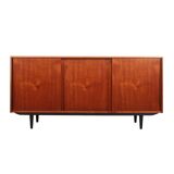 Buffet en teck, design danois, années 60, designer : EW Bach
