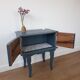 Blue bedside