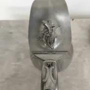 English pewter jug from the 19th century by James Dixon & Sons.