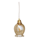 Vintage amber glass tulip pendant light