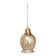Vintage amber glass tulip pendant light
