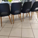 Suite of 4 Chairs by Designer Oswald Haerdlt for Your Year 1950