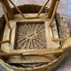 Wicker stool 60s