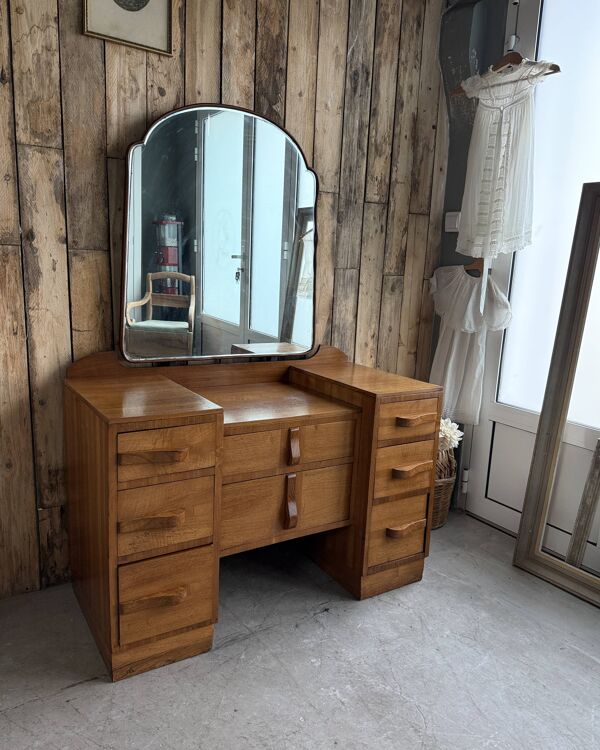 Commode coiffeuse art déco (rénovée)