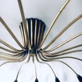Sputnik 18-Arm Ceiling Lamp from Kaiser Leuchten, Germany, 1950s