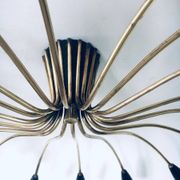Sputnik 18-Arm Ceiling Lamp from Kaiser Leuchten, Germany, 1950s