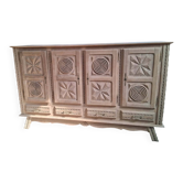 Buffet bahut breton chene massif