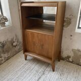 1960s oak storage unit