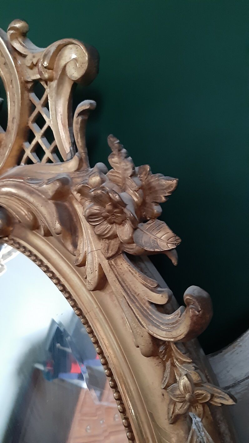 Miroir ovale XIXème