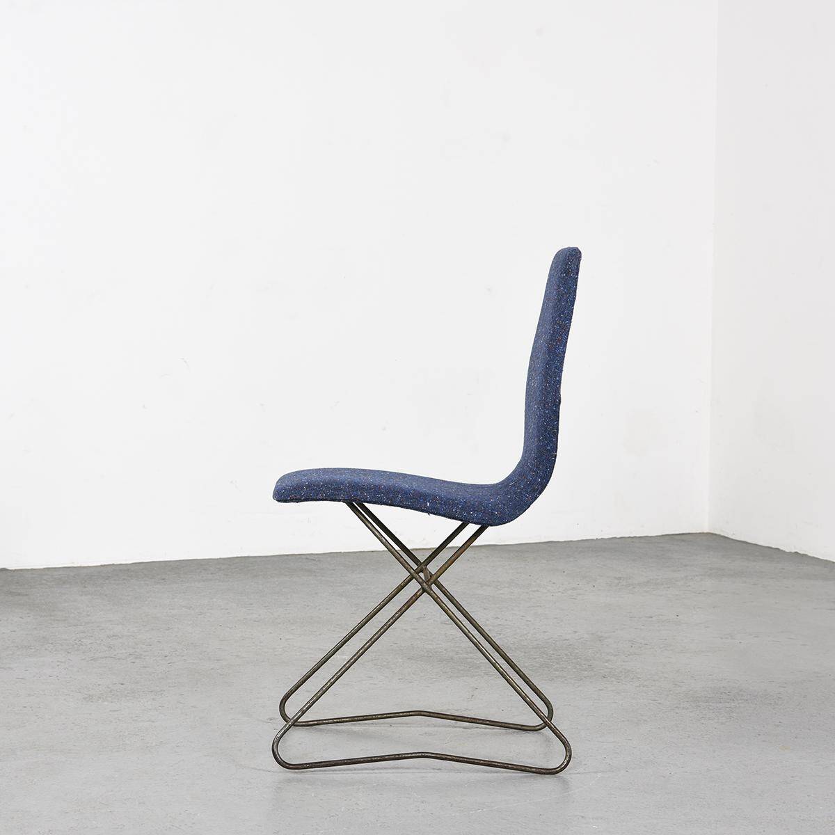 Pair of 1950 chairs by Louis Paolozzi