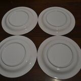 Set of 4 flat plates Quadrifoglio