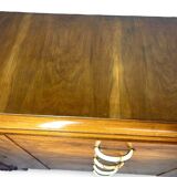 Buffet en noyer Art déco italien, de grande qualité.