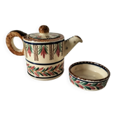 Ensemble théière et sucrier HB Quimper