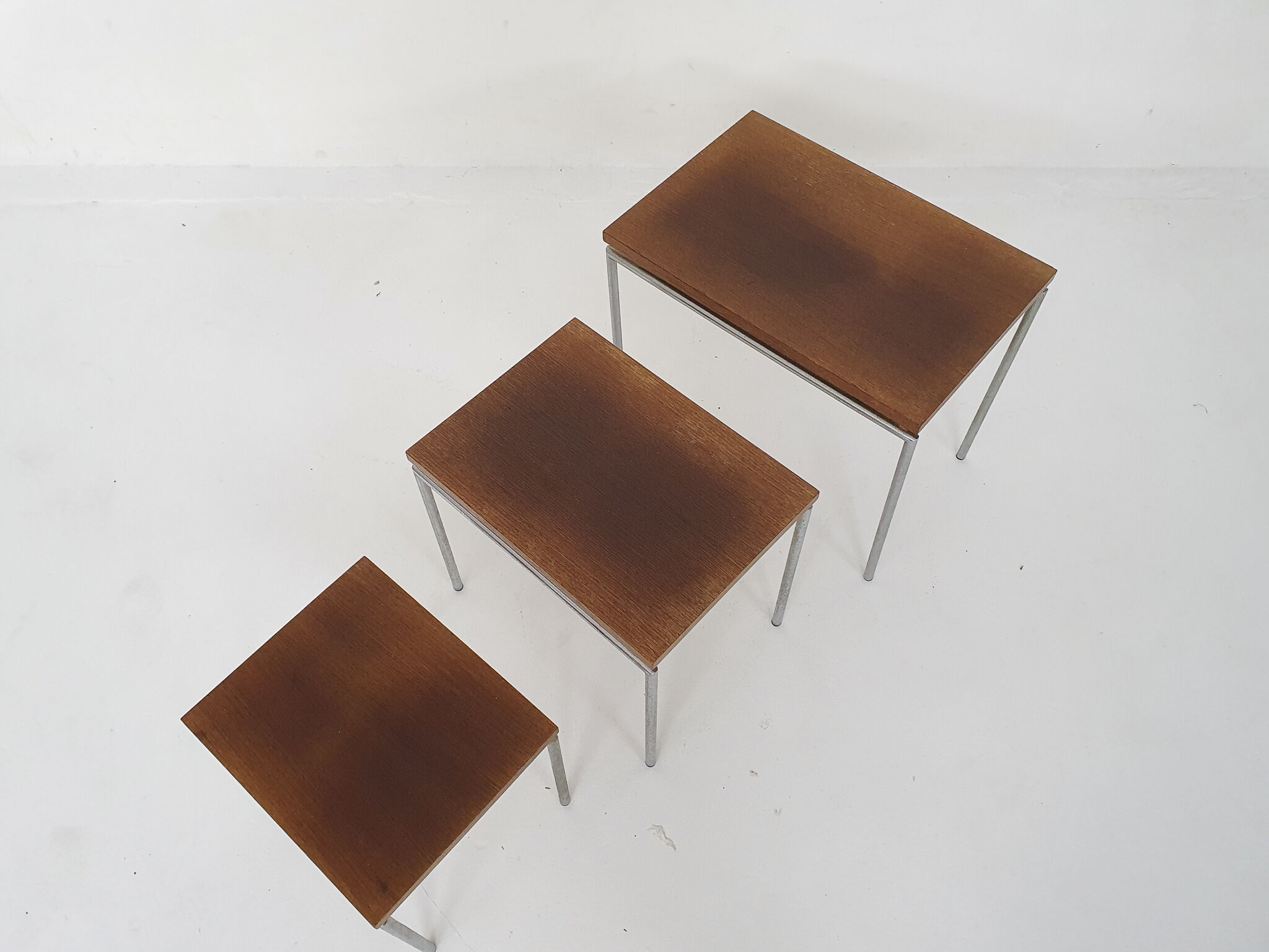Mid-century nesting tables, The Netherlands 1950's