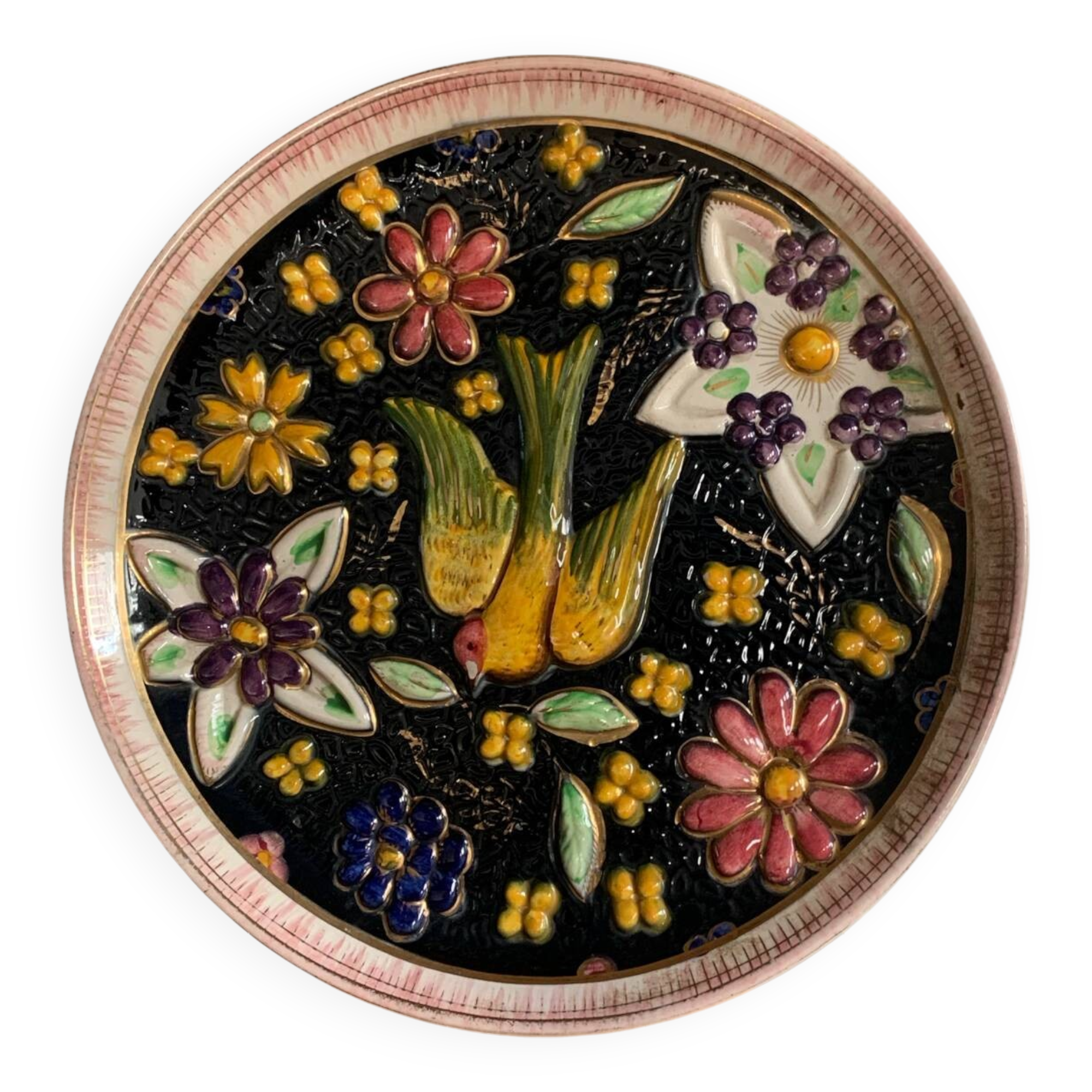 H. BEQUET ceramic collector's dish