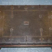 Large Coffee Table with Drawers on Both Sides by Theodore Alexander