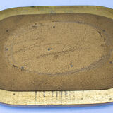 Vintage oval glass globe 36 cm high