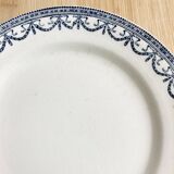 6 flat iron earth plates from Salins, 19th century